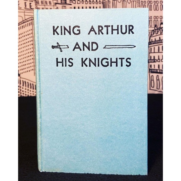 King Arthur and His Knights “Retold” Goldsmith Publishing Co, Vintage Undated HC - Picture 10 of 13